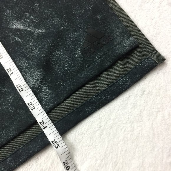 Like new! Adidas ID Sweatshirt L Black Gray Knit Tie Dye Side Slit Long Sleeve - Picture 11 of 11